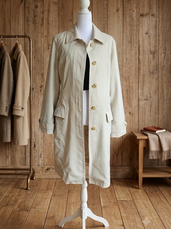 Cutter & Buck Jackets & Blazers - ​Cutter & Buck Women's Beige WeatherTec Trench Coat - Size S